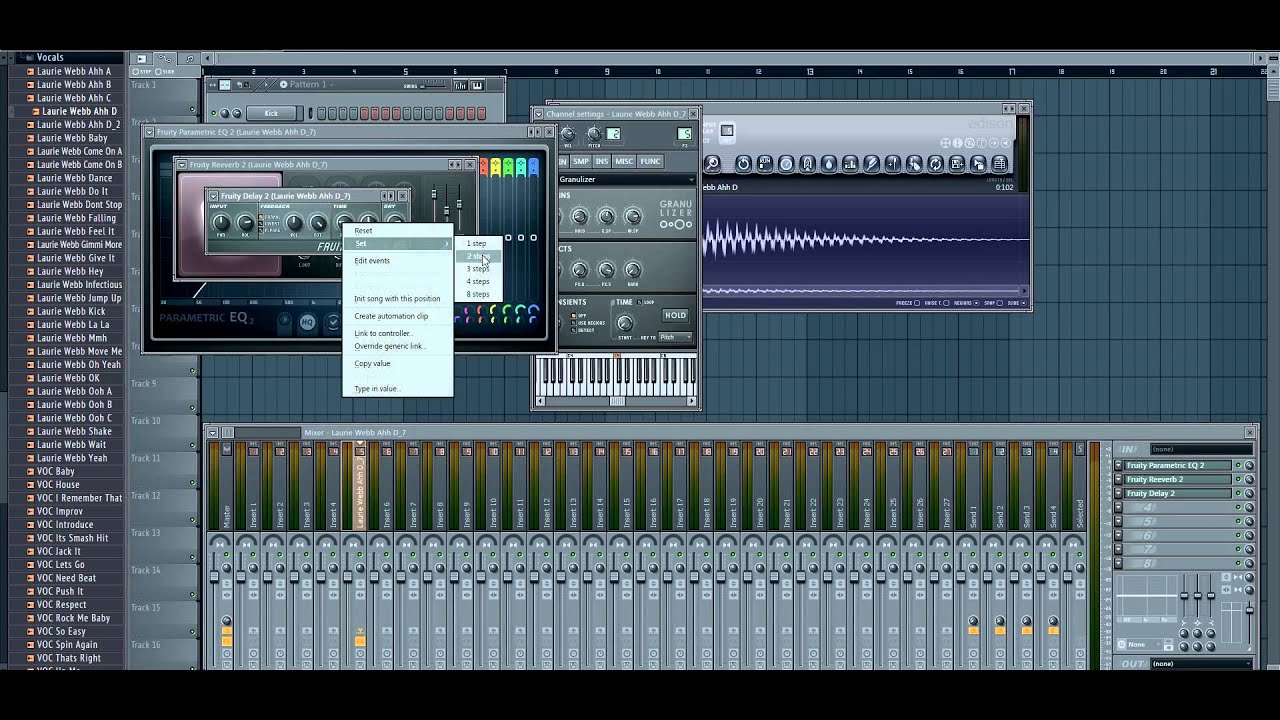 fl studio vocal mixer presets